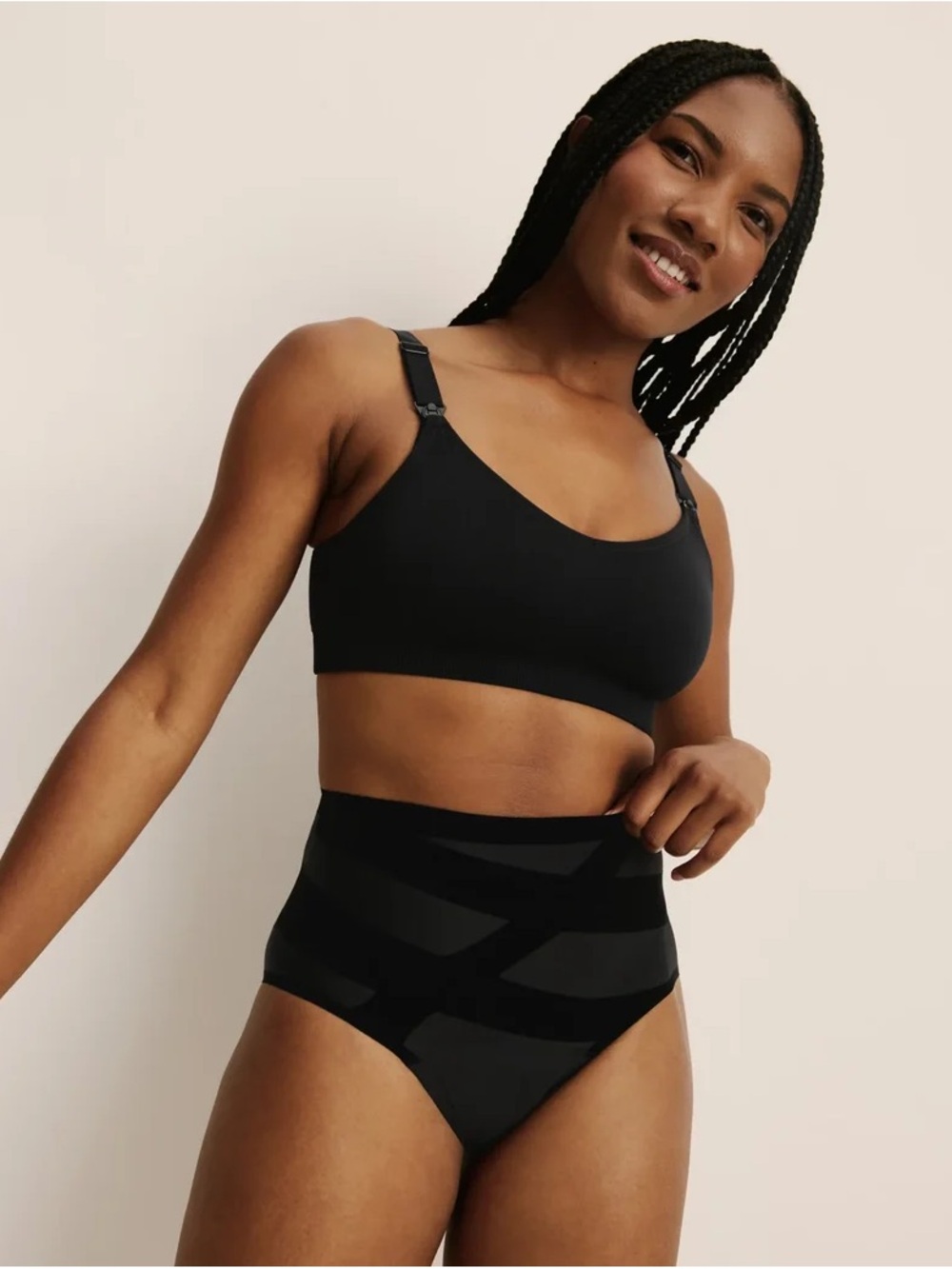 Knix BlissFit Nursing Bra (Size L+) and Leakproof Nursing Pad Bundle